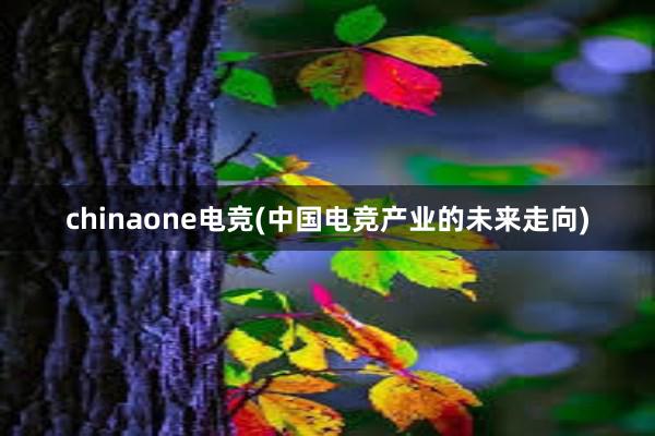 chinaone电竞(中国电竞产业的未来走向)